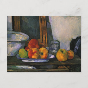 Cezanne - fortfarande livstid med öppningsfack vykort