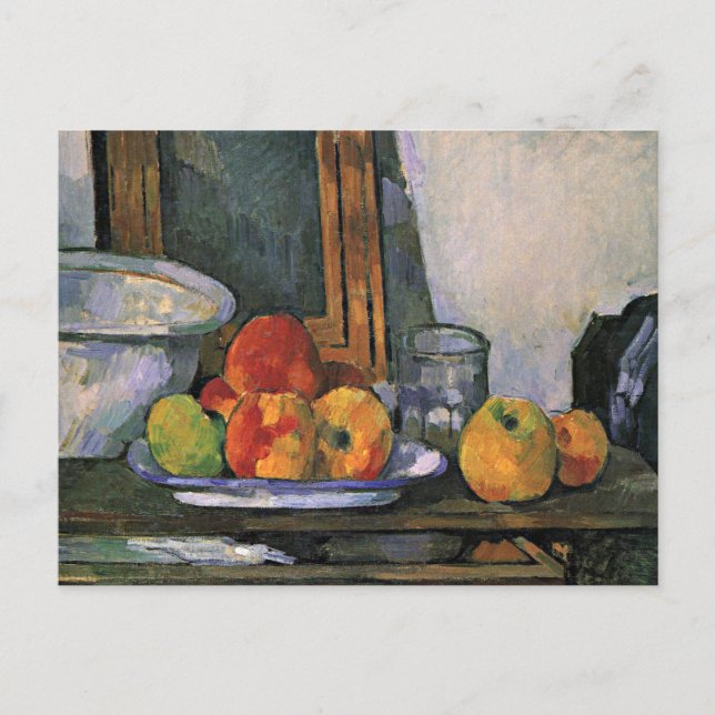 Cezanne - fortfarande med öppen låda vykort (Framsida)