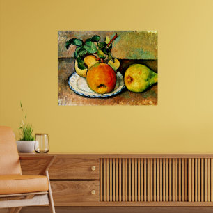 Cezanne - Fortsatt liv med äpplen och päron Poster