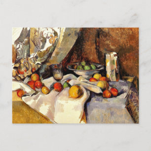 Cezanne - Fortsatt livspost, Flaska, Kopp och fruk Vykort
