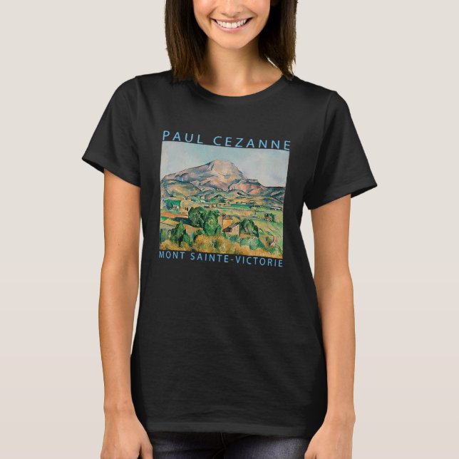 Cezanne Funny T Art Impressionism Painting Manar W Shirt (Framsida)