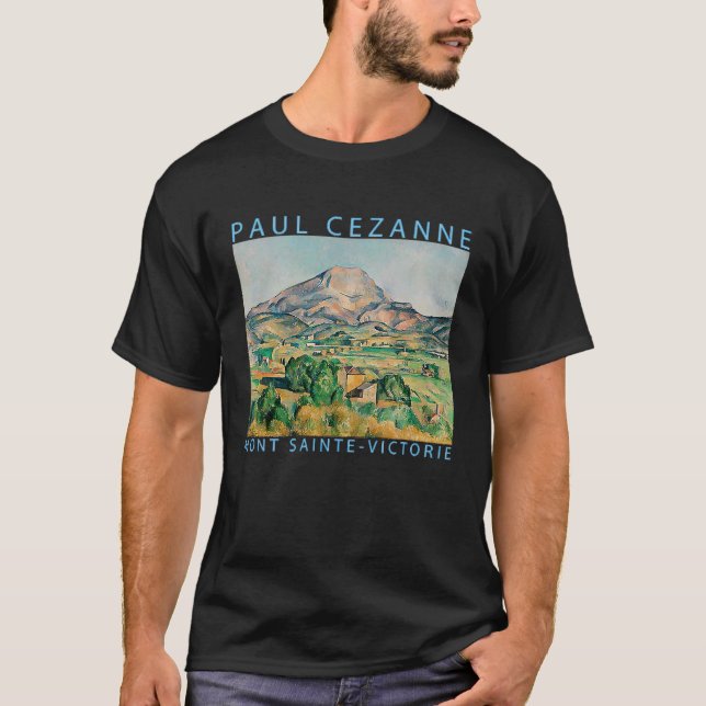 Cezanne Funny T Art Impressionism Painting Men Wom T Shirt (Framsida)