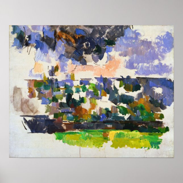 Cézanne - Garden at Les Lauves Poster (Framsidan)