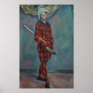 Cézanne Harlequin Poster