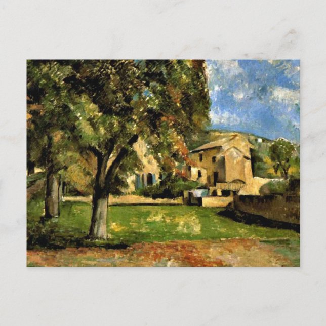 Cezanne - Horse Chestnut Träd i Jas de Bouffan Vykort (Framsida)