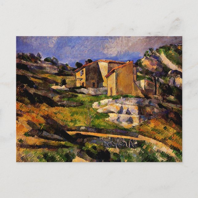 Cezanne - Houses in Provence Vykort (Framsida)