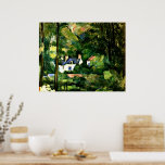 Cezanne - Houses in the Greenery-1881 Poster<br><div class="desc">Paul Cezanne painting, Houses in the Greenery, poster.</div>