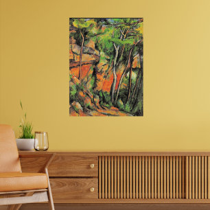Cezanne - i Chateau Noir-parken Poster