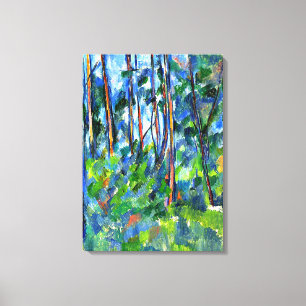 Cezanne - I Skogen används berömd Canvastryck