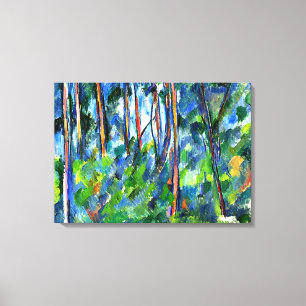 Cezanne - I Skogen används berömd Canvastryck