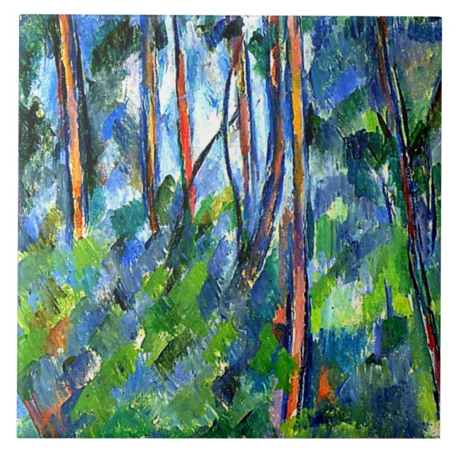 Cezanne - I Skogen används berömd Kakelplatta (Framsidan)