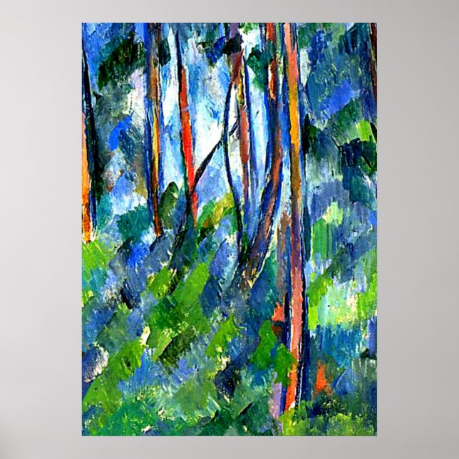 Cezanne - I Skogen används berömd Poster (Framsidan)
