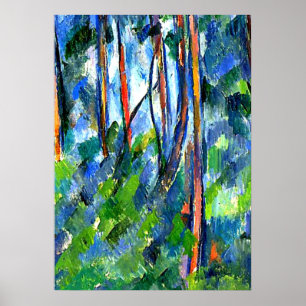 Cezanne - I Skogen används berömd Poster