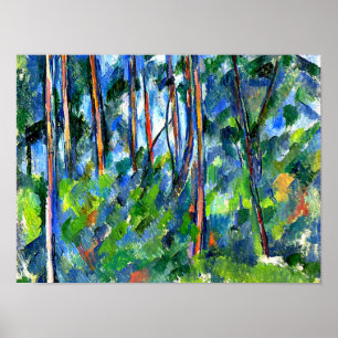 Cezanne - I Skogen används berömd Poster