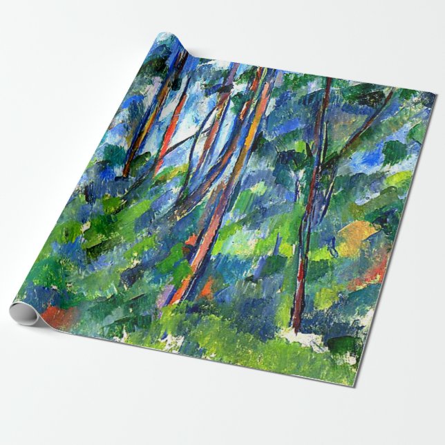 Cezanne - I Skogen Presentpapper (Utrullad)
