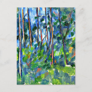 Cezanne - I Skogen Vykort