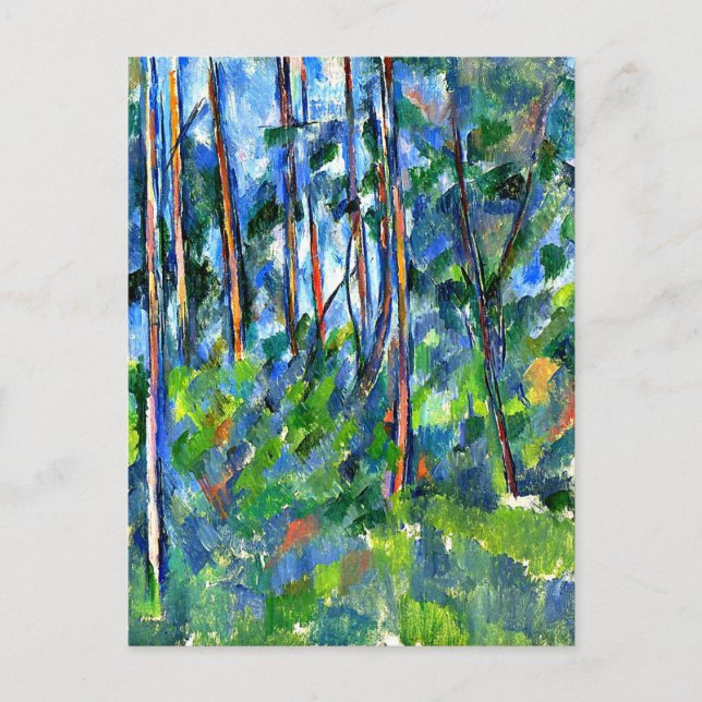 Cezanne - I Skogen Vykort (Framsida)