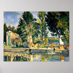 Cezanne - Jas de Bouffan Poster