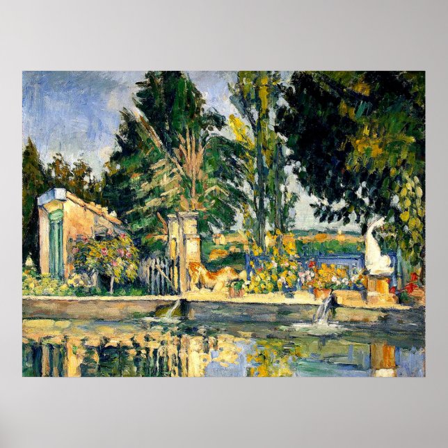 Cezanne - Jas de Bouffan Poster (Framsidan)