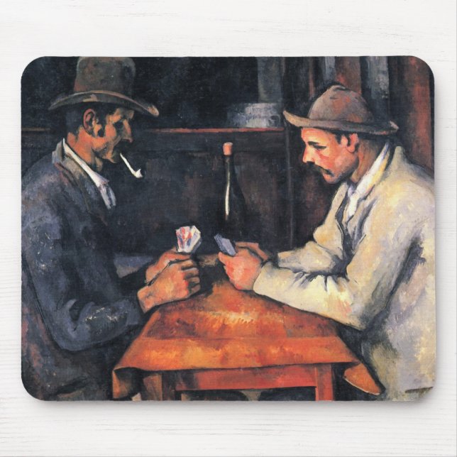 Cezanne: Kortspelaren Musmatta (Framsidan)