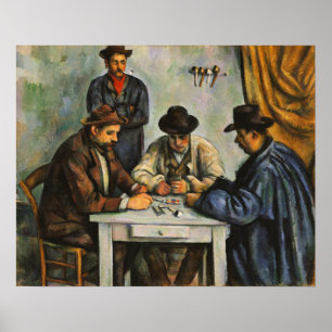 Cézanne - Kortspelarna 1893 Poster