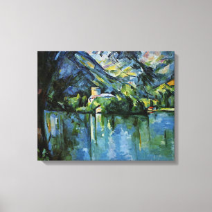 Cezanne - Lac d'Annecy Canvastryck