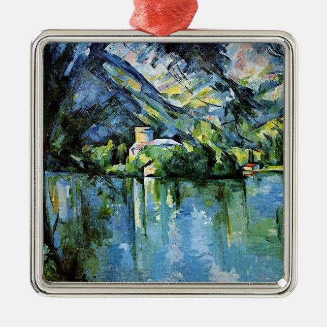 Cezanne - Lac d'Annecy Julgransprydnad Metall (Framsidan)