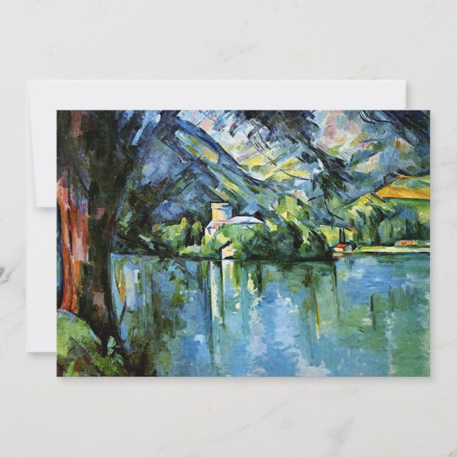 Cezanne - Lac d'Annecy Kort (Framsida)