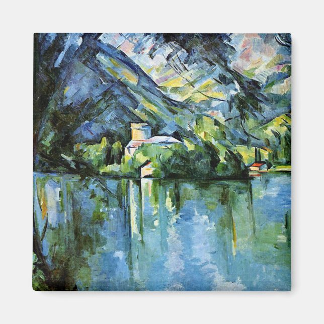 Cezanne - Lac d'Annecy Magnet (Framsidan)