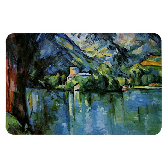 Cezanne - Lac d'Annecy Magnet (Horisontell)