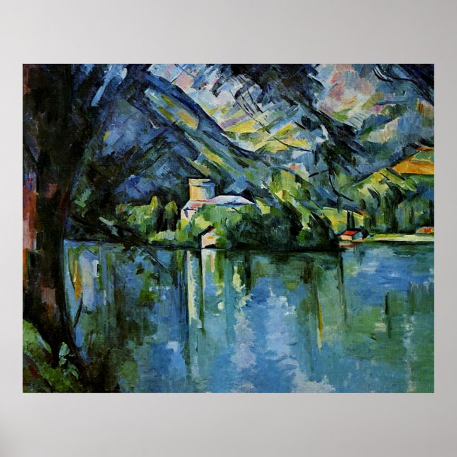 Cezanne - Lac d'Annecy Poster (Framsidan)