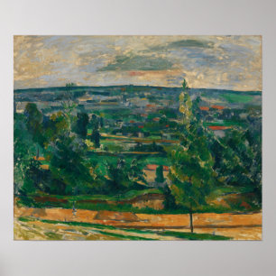 Cézanne - Landskapet i Jas de Bouffan Poster