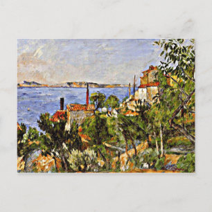 Cezanne - liggande, studie efter natur, 1876 vykort