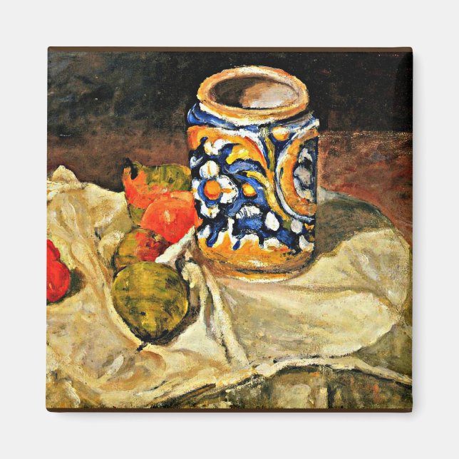 Cezanne - Livet med italienska Earthenware Magnet (Framsidan)