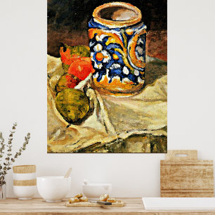 Cezanne - Livet med italienska Earthenware Poster