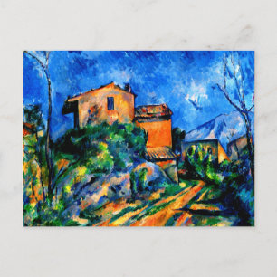 Cezanne - Maison Maria med en vy av Chateau Noir Vykort