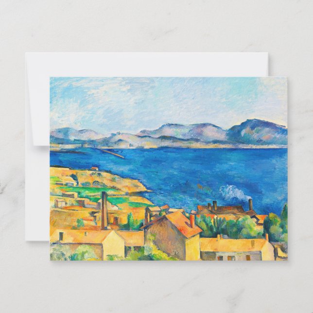 Cezanne:Marseillebukten, sjön från L'Estaque (Framsida)