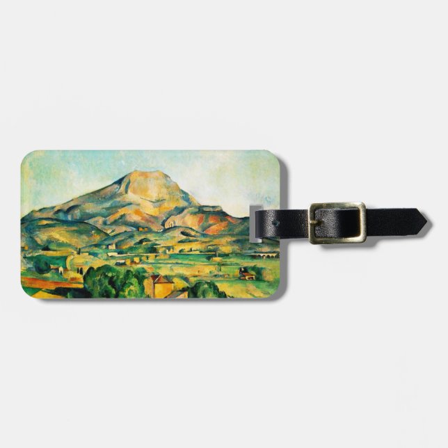 Cezanne Mont Sainte-Victoire bagagemärkre Bagagebricka (Horisontell Framsida)