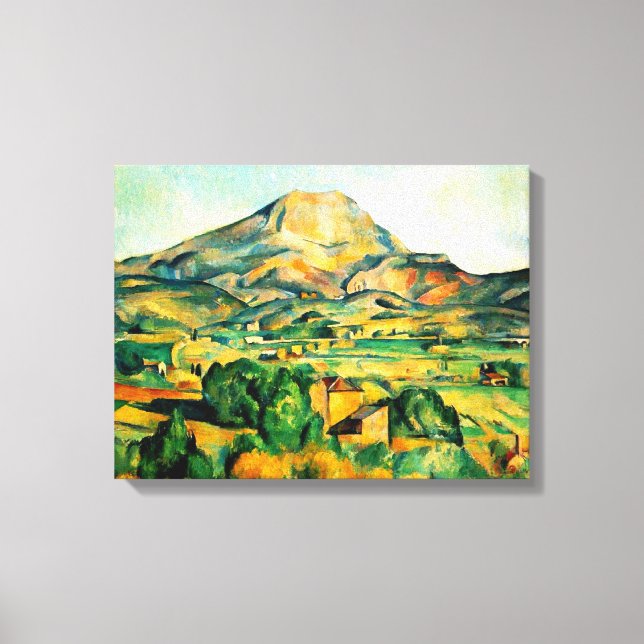 Cezanne Mont Sainte-Victoire Canvastryck (Framsida)