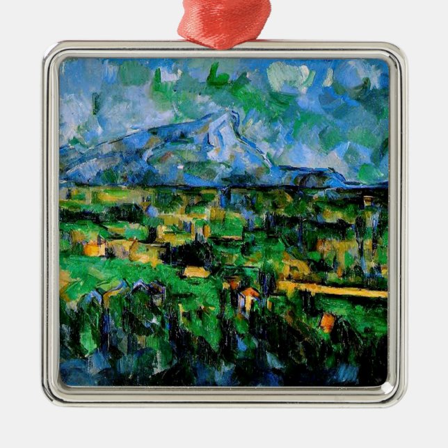 Cezanne - Mont Sainte Victoire Julgransprydnad Metall (Framsidan)