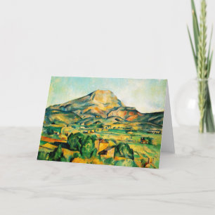 Cezanne Mont Sainte-Victoire-kort Kort