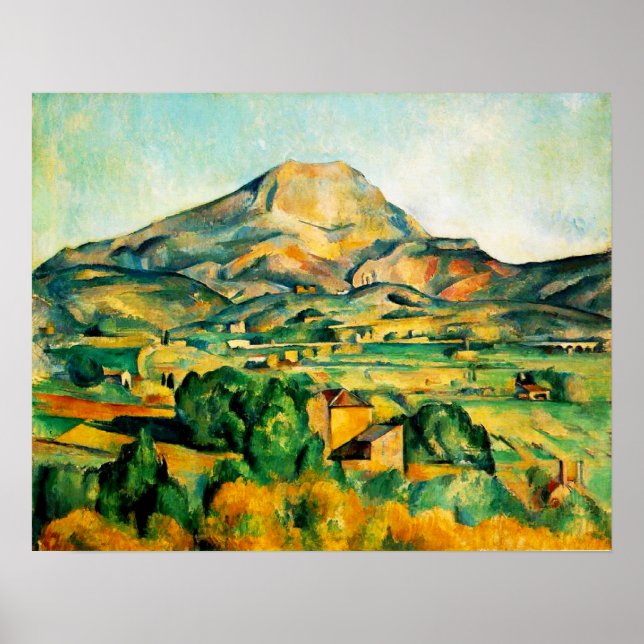 Cezanne Mont Sainte-Victoire Poster (Framsidan)