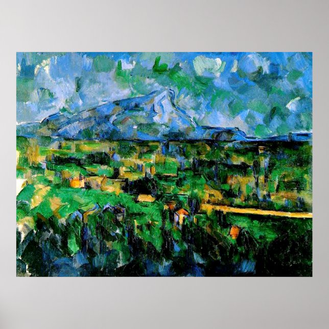 Cezanne - Mont Sainte Victoire Poster (Framsidan)