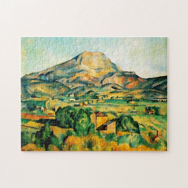 Cezanne Mont Sainte-Victoire Puzzle Pussel (Horisontell)