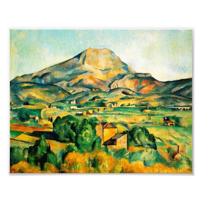 Cezanne Mont Sainte-Victoire Skriv ut Fototryck (Framsidan)