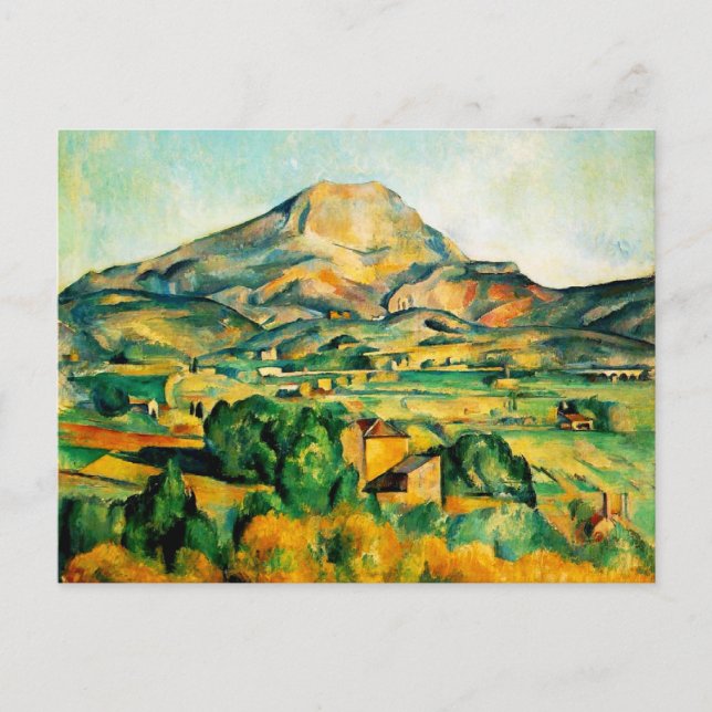 Cezanne Mont Sainte-Victoire-vykort Vykort (Framsida)