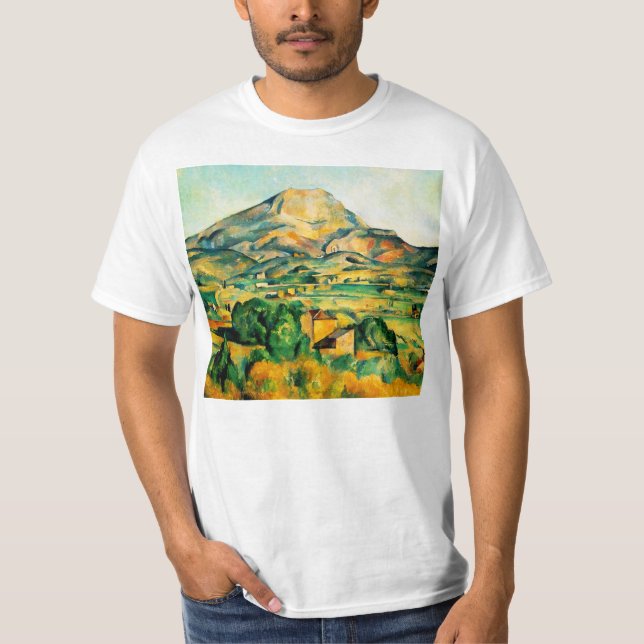 Cezanne Mont Sanktt-Victoire T-tröja T-shirt (Framsida)