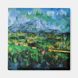 Cezanne - Montagne Sainte-Victoire från Lauves Magnet