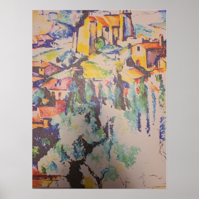 cezanne painting - modified by Mark Pettinelli Poster (Framsidan)