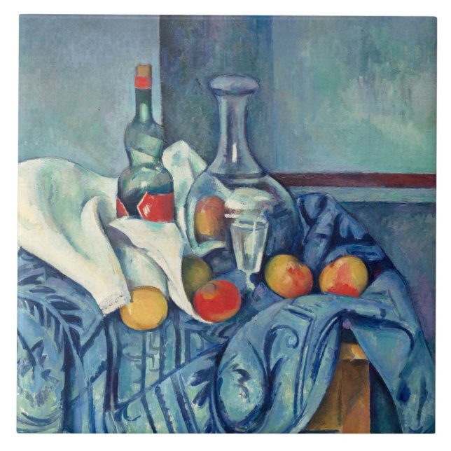 Cezanne - Peppermint Flaska Kakelplatta (Framsidan)